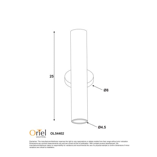 TOLI TWIN WALL LIGHT SATIN BRASS OL54402SB