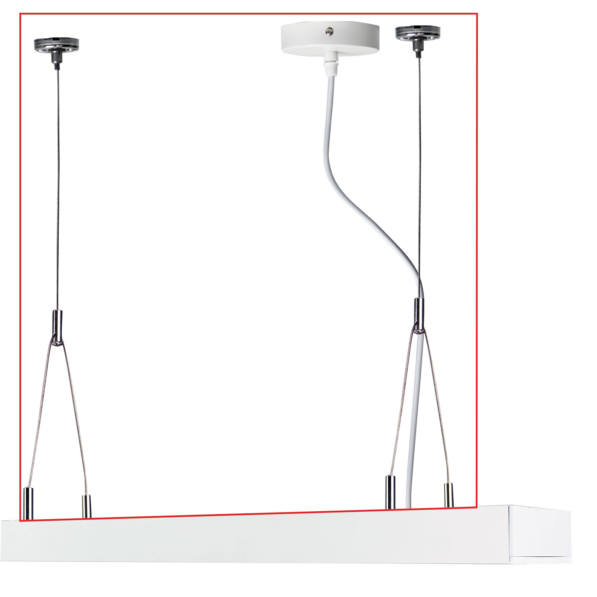 VANA SUSPENSION KIT - WHITE & CHROME - OL60775WH