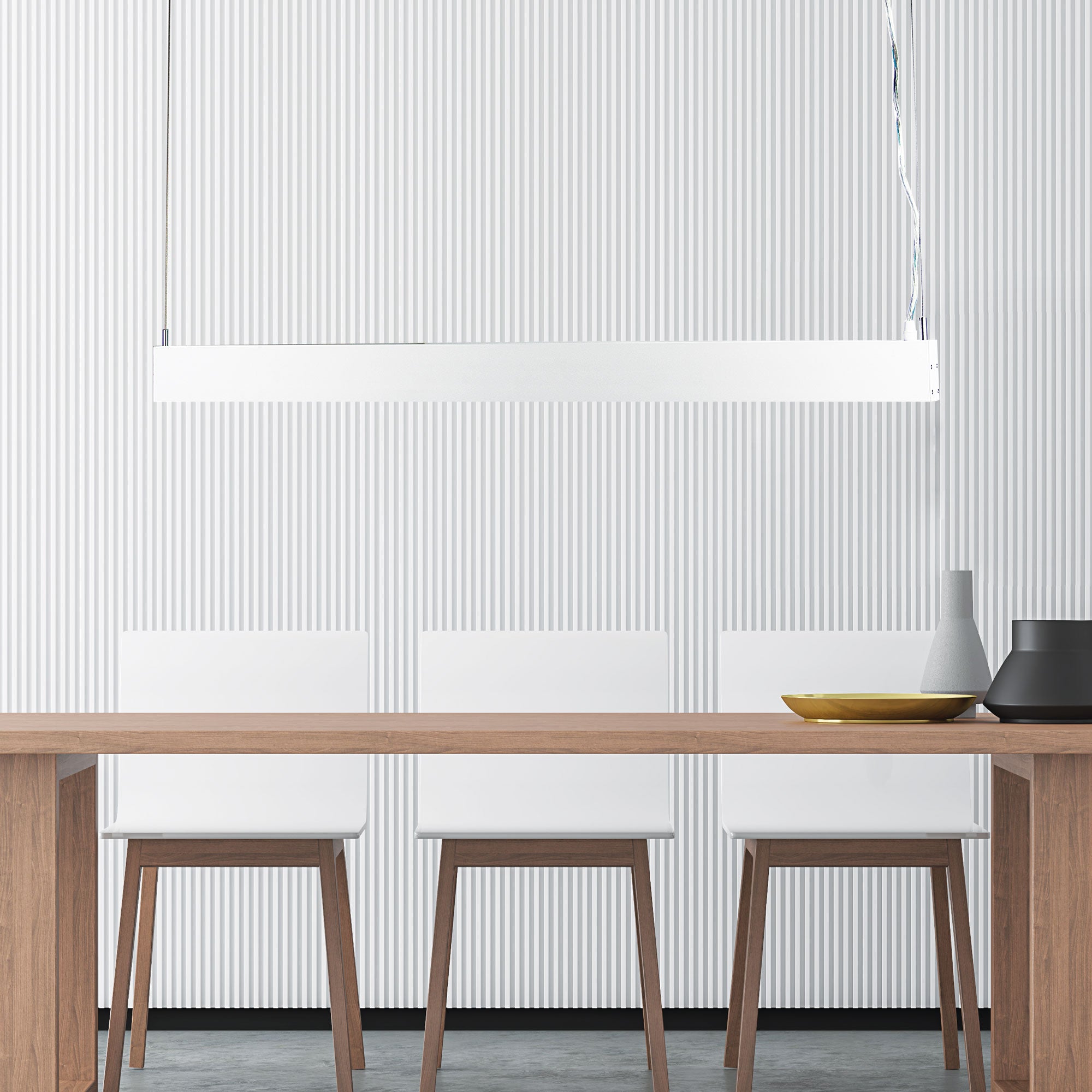 SLATE.LED PENDANT 58W WHITE - OL60780/1200WH