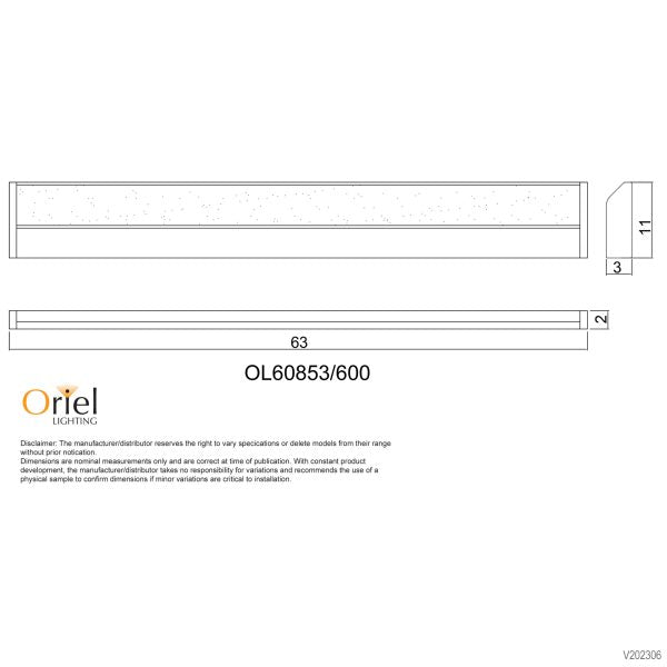 MODE.60 CTS ADJUSTABLE WALL LIGHT WHITE OL60853/600WH