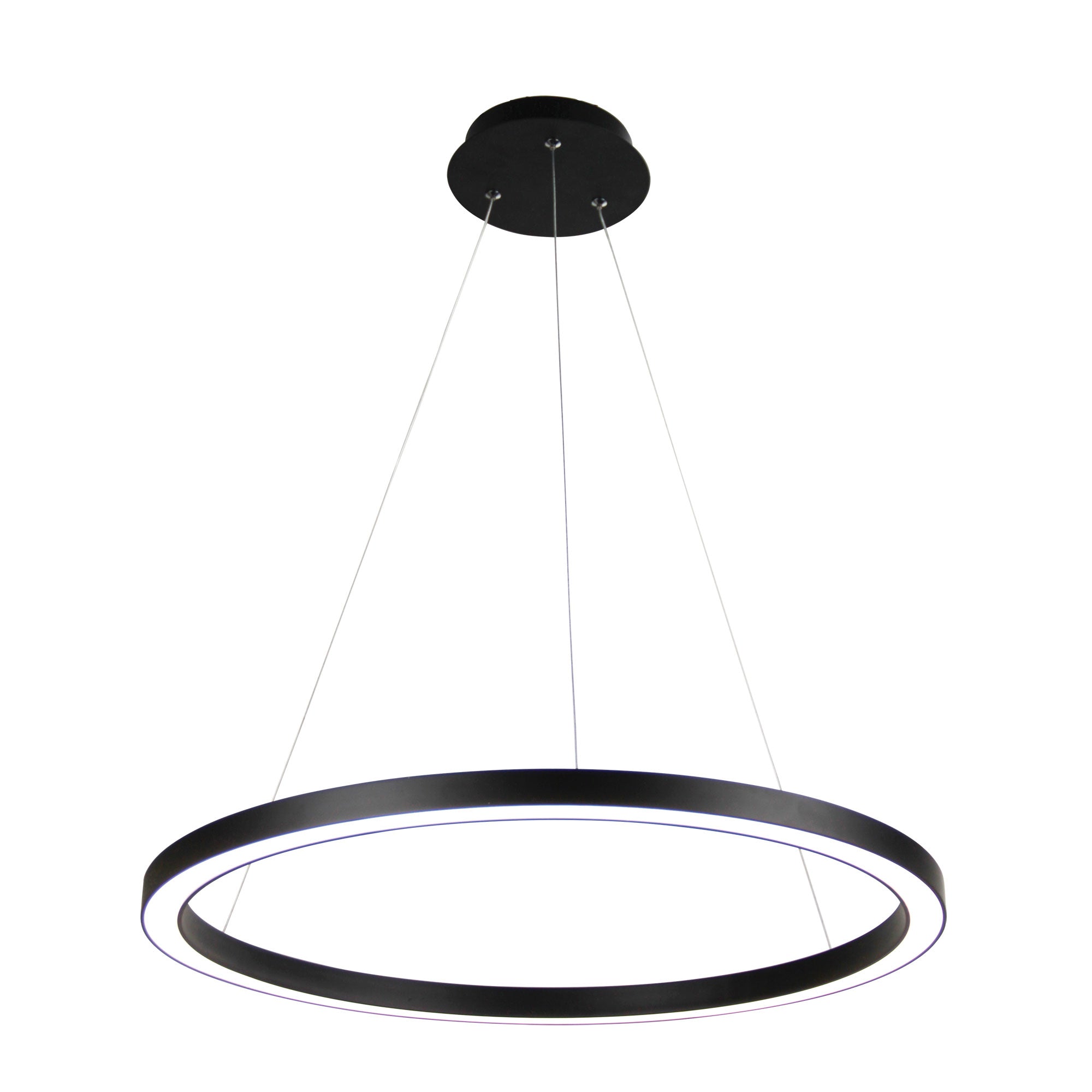 NEBULA 60CM LED RING PENDANT BLACK - OL60914/60BK