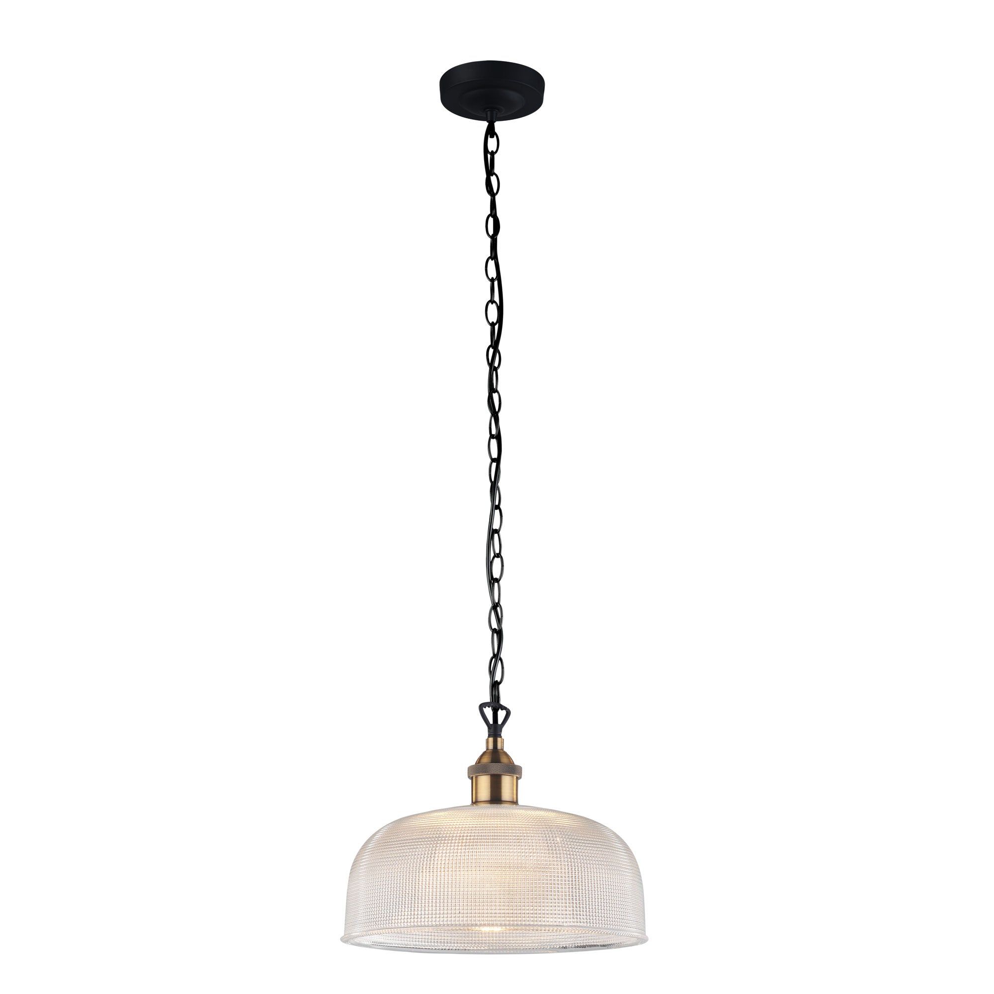 MAISON.27 CLEAR HALOPHANE GLASS PENDANT - OL62255/27CL