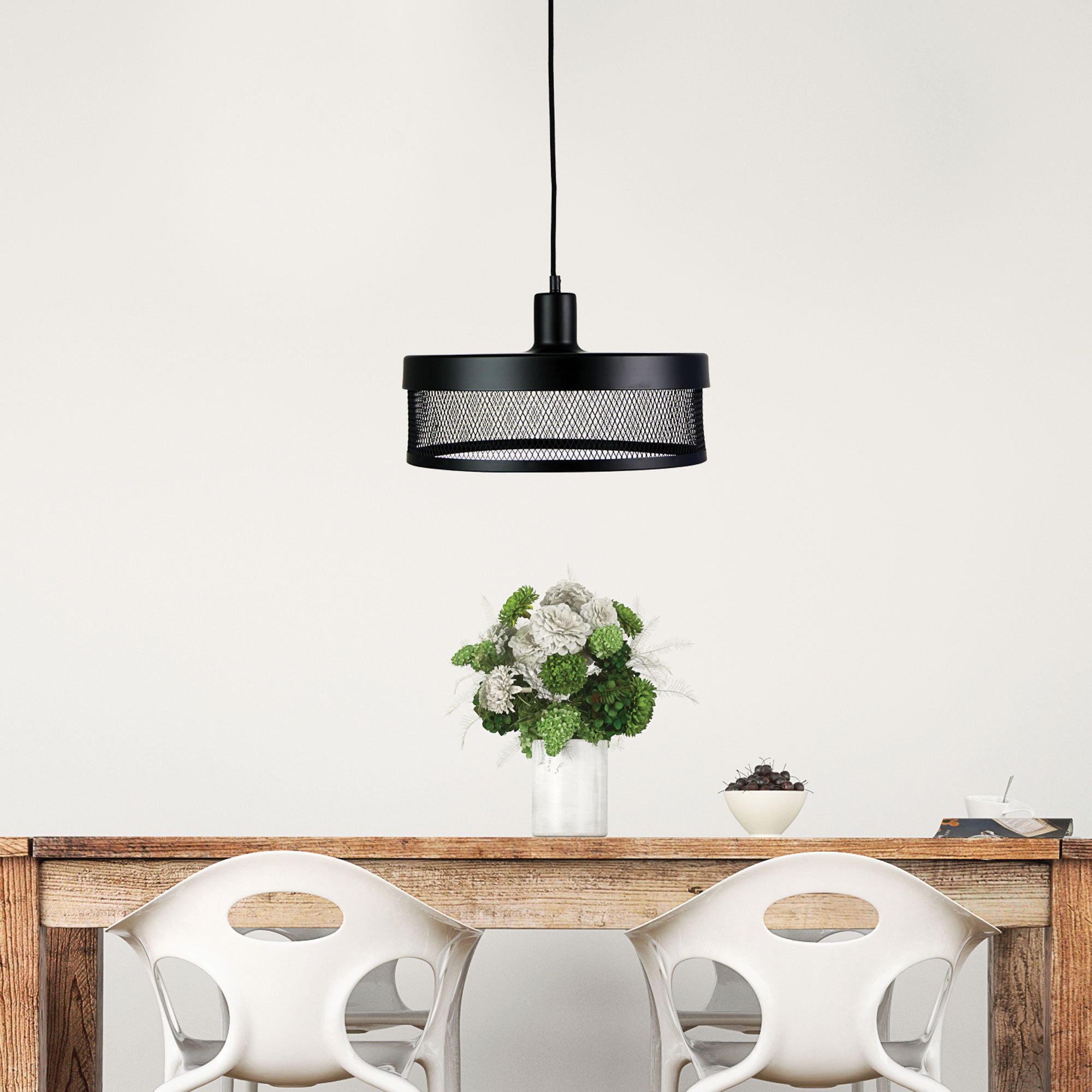 CHESTER.36 SINGLE MESH PENDANT BLACK - OL63252BK