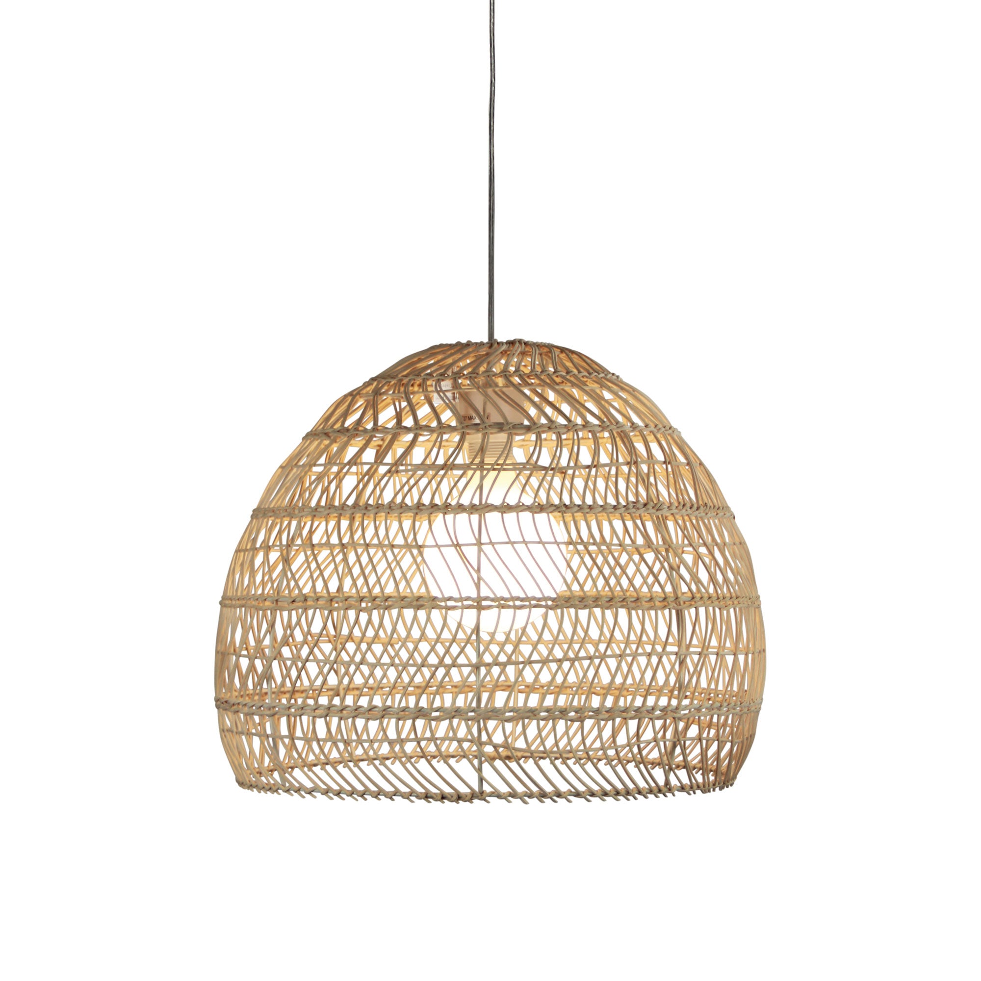 METTE.47 NATURAL RATTAN SHADE E27 - OL64469/47