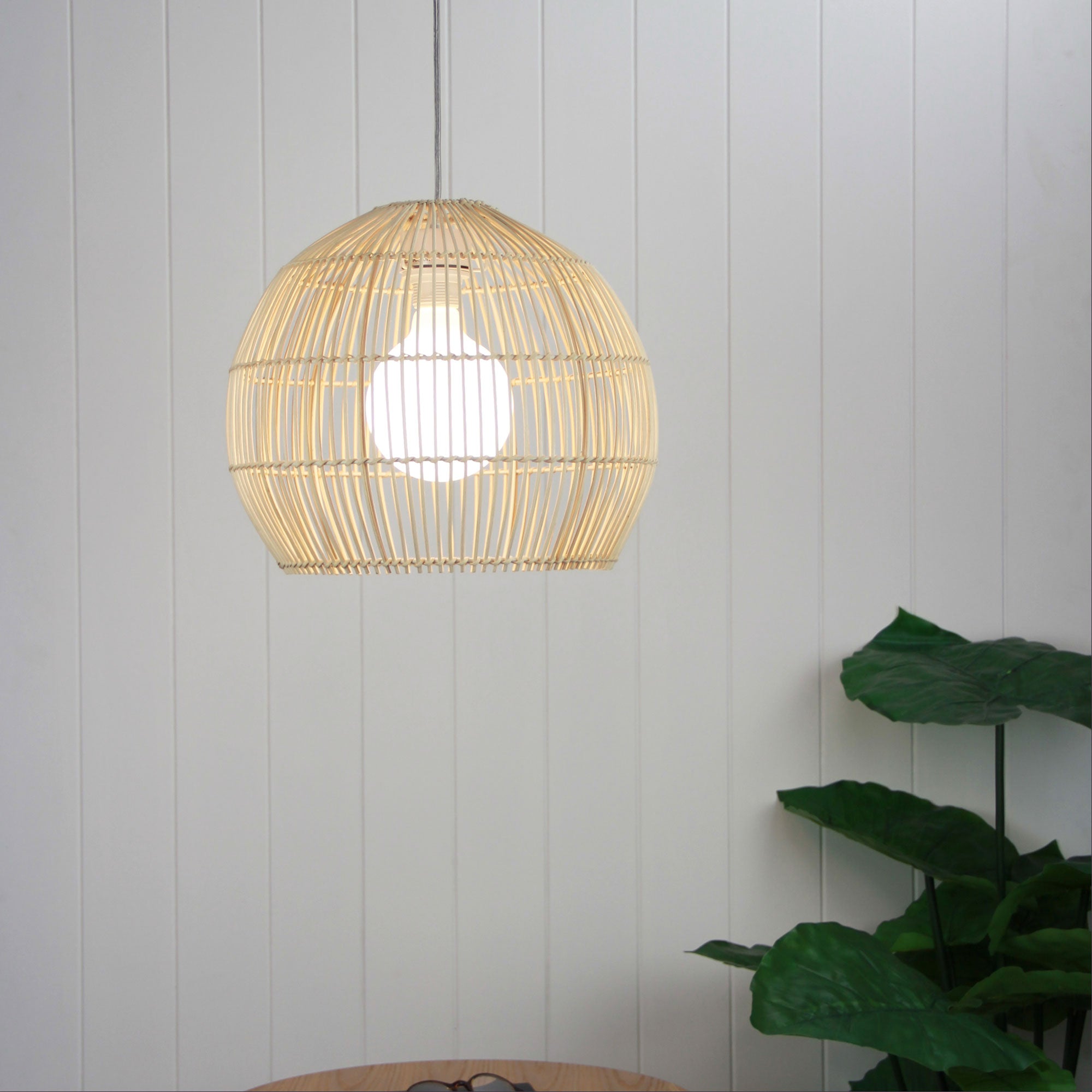 BATU.36 NATURAL RATTAN SHADE E27 - OL64479/36