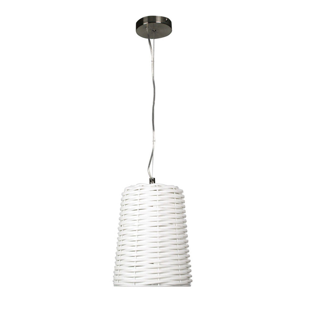 Moreton 1 Light Pendant White - OL64512WH