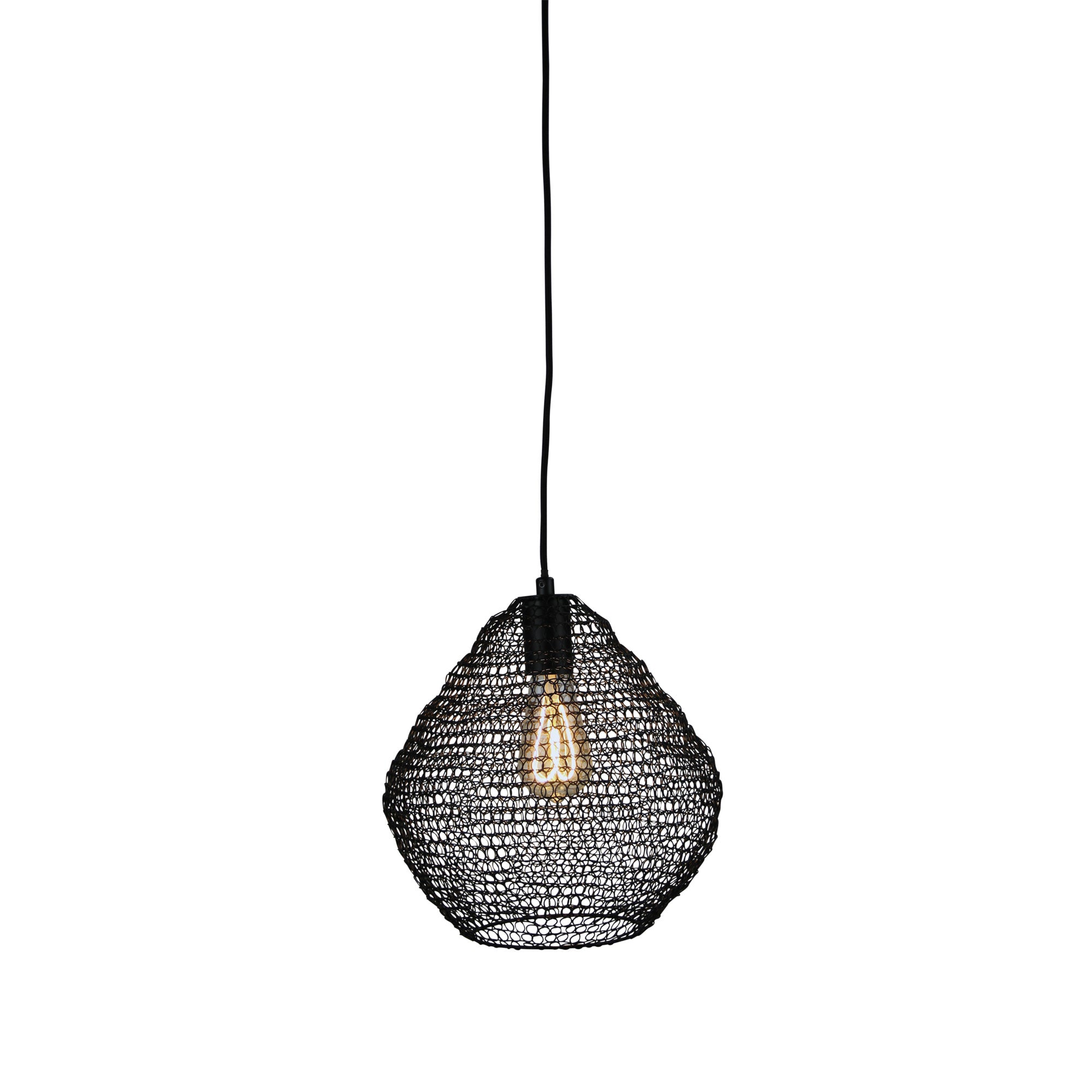 MUDAG.30 MEDIUM MESH PENDANT BLACK - OL64522BK