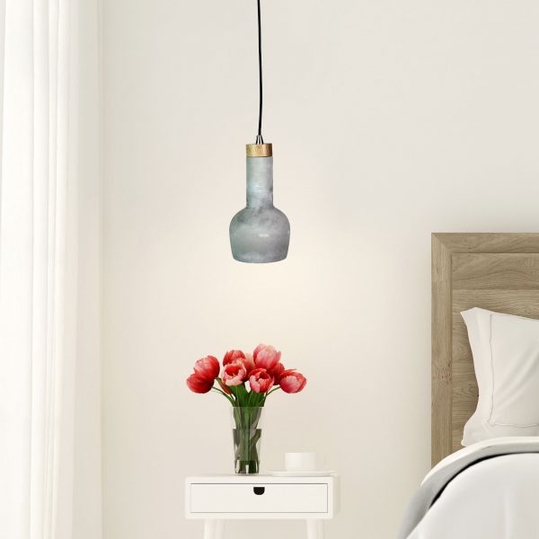 PANTO 2 CONCRETE FINISHED PENDANT - OL64723