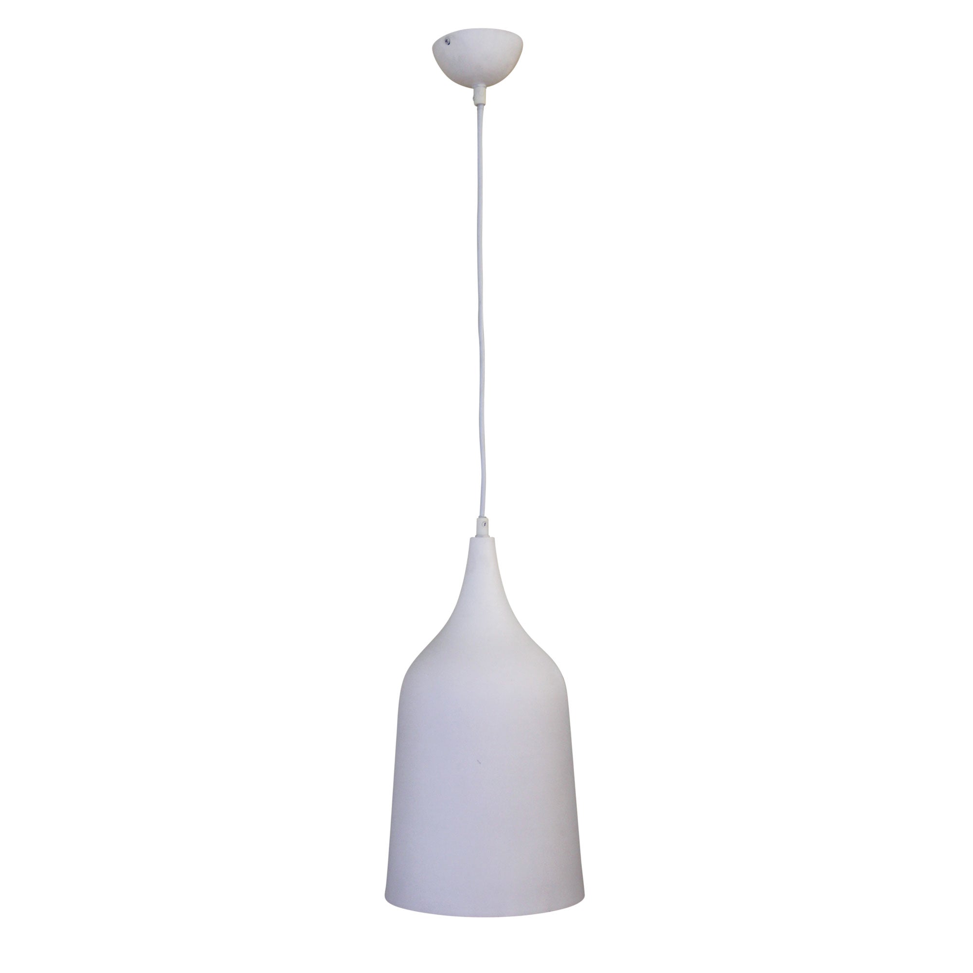 PLATO White Contemporary Urban Pendant - OL67421WH