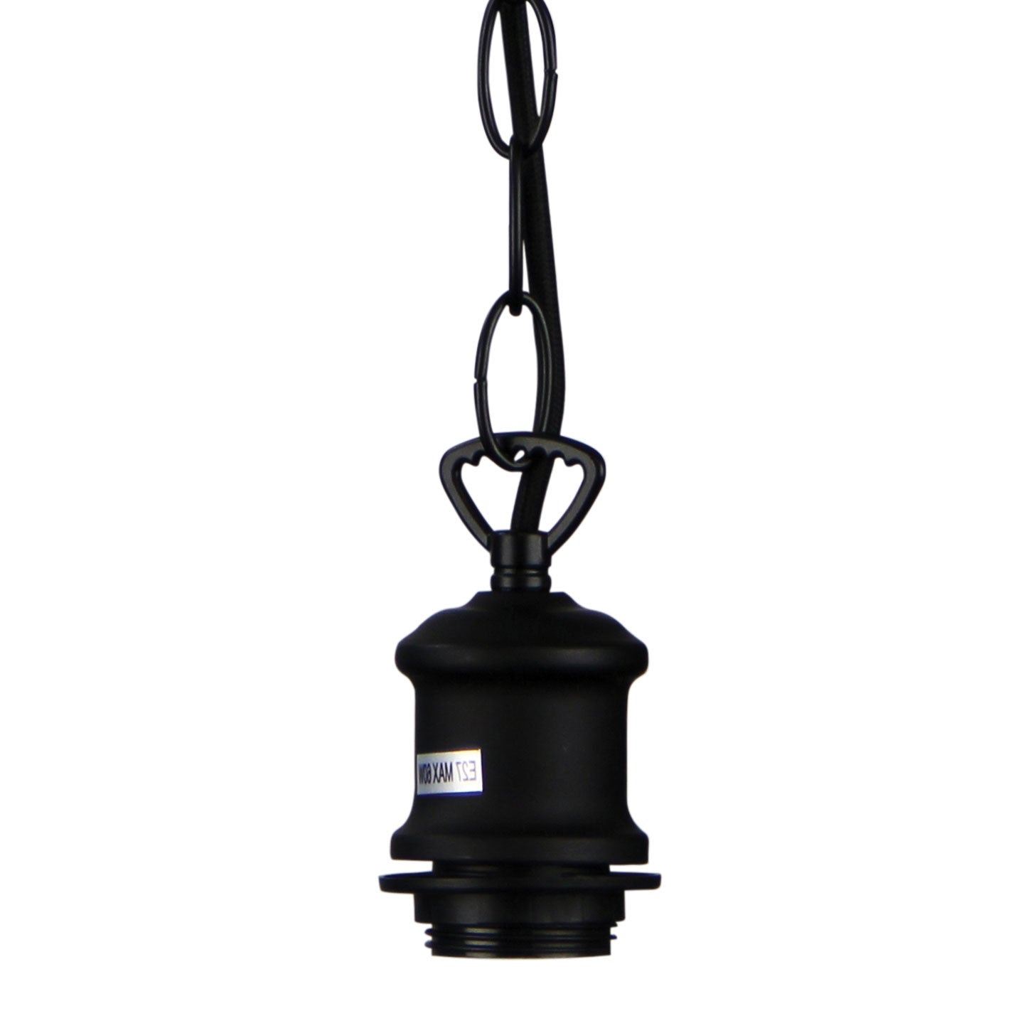ALBANY CHAIN & CLOTH SUSPENSION MATT BLACK - OL69322BK