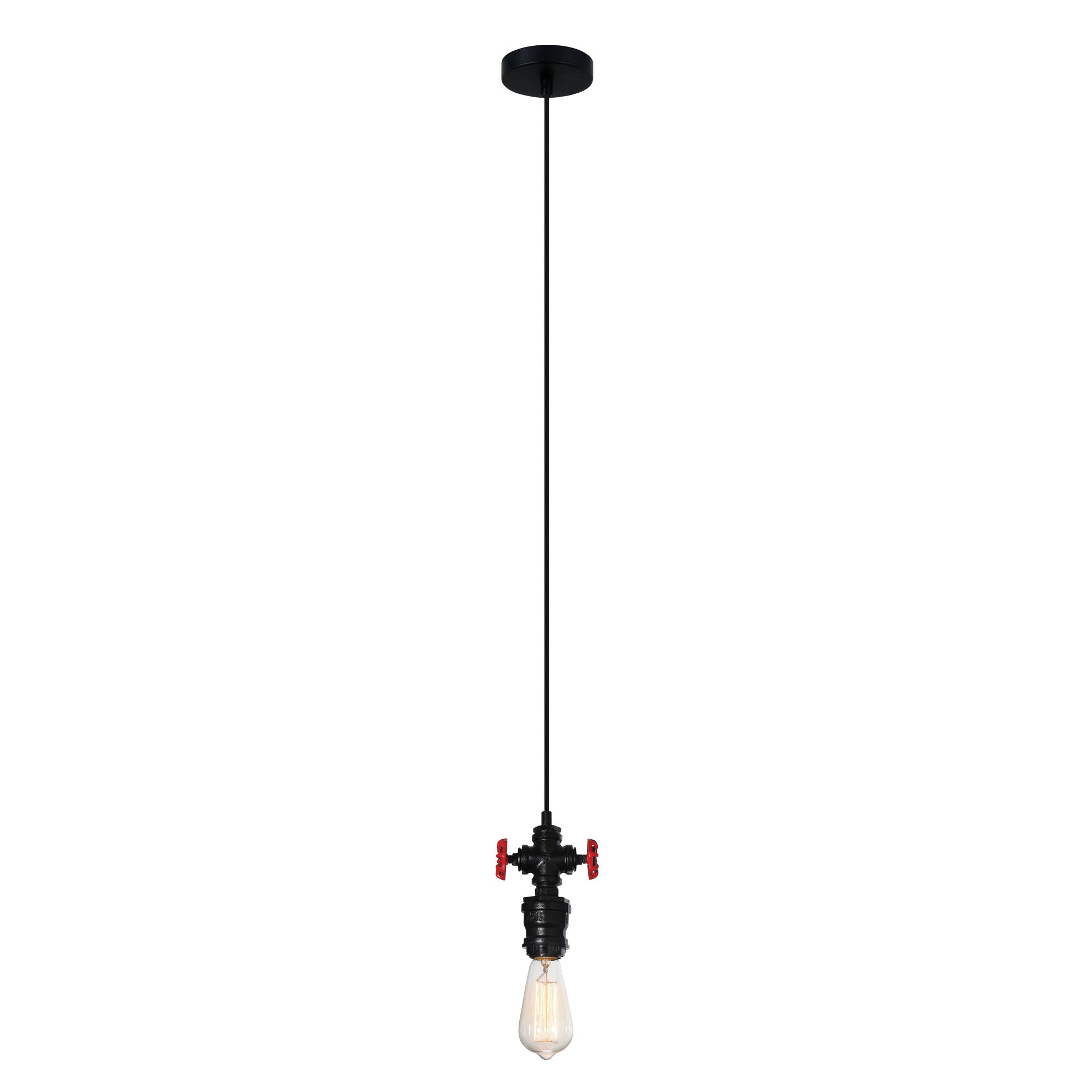 BRADWAY SINGLE PENDANT SUSPENSION BLACK - OL69361BK