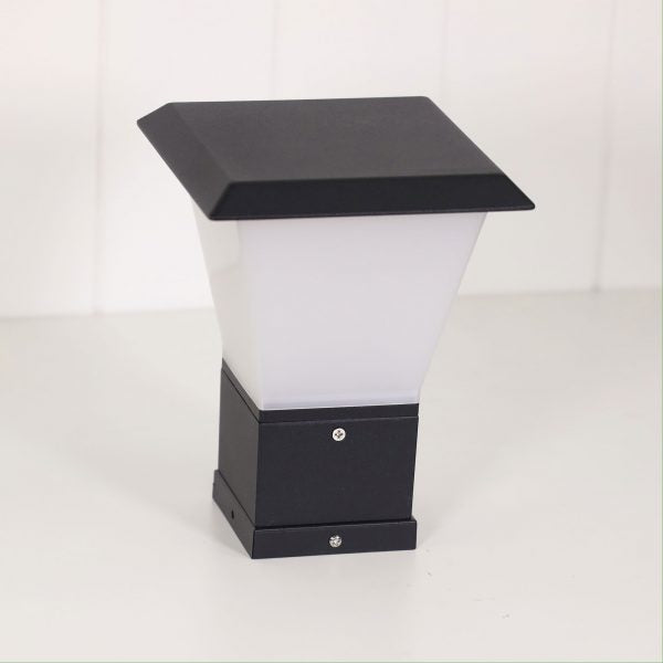 OBLIK PILLAR MOUNT OUTDOOR LIGHT BLACK OL7125BK