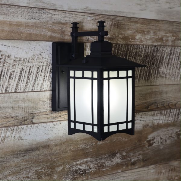 HORSHAM OUTDOOR WALL LIGHT BLACK OL7371BK