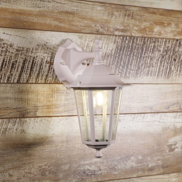 ASCOT OUTDOOR WALL LIGHT DOWN WHITE OL7401WH