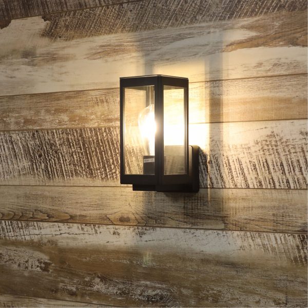 PORTICO OUTDOOR WALL LIGHT BLACK OL7641BK