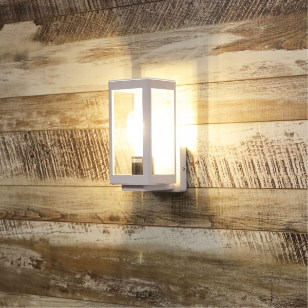 PORTICO OUTDOOR WALL LIGHT WHITE OL7641WH