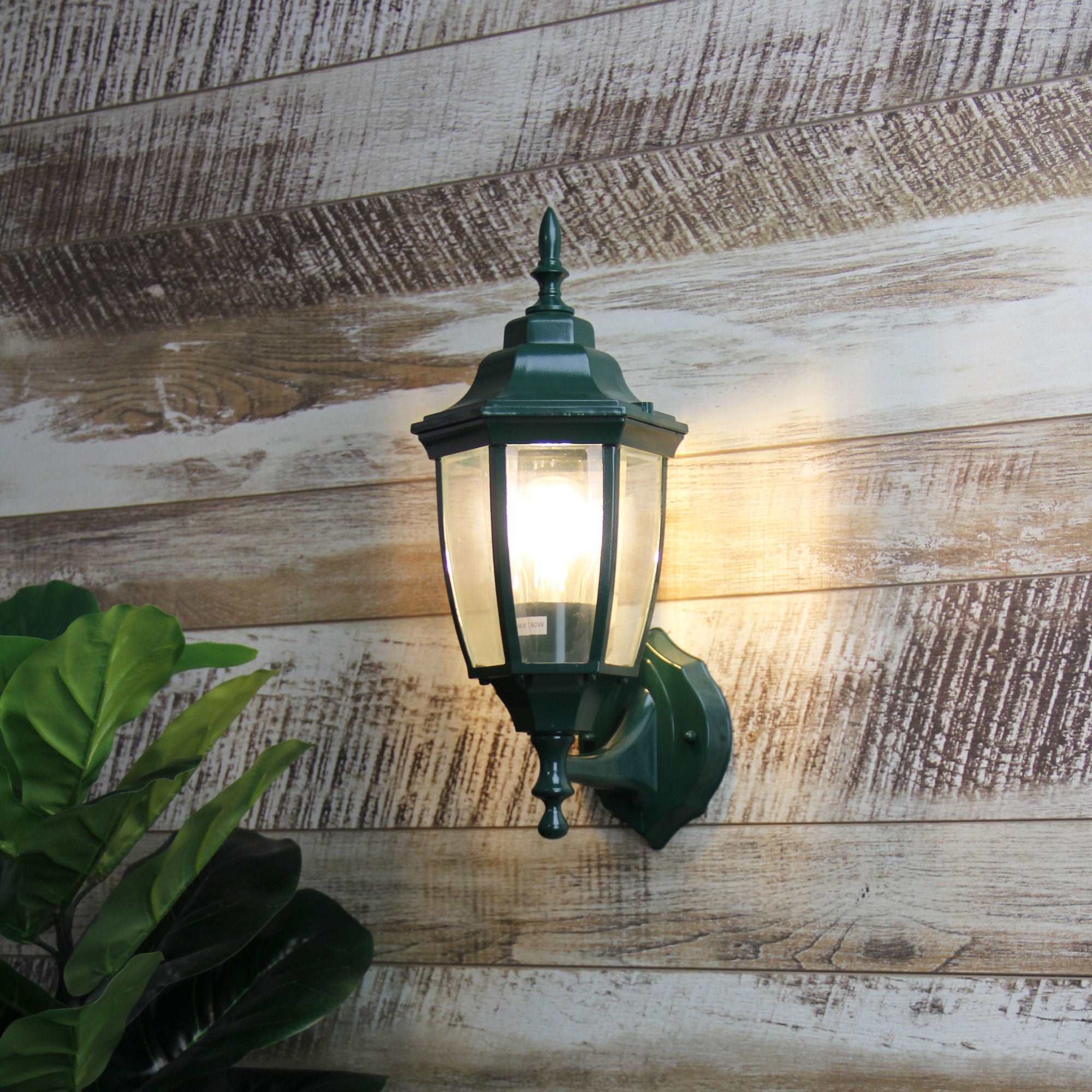 HIGHGATE UP Green Traditional Outdoor Wall Light - OL7662GN