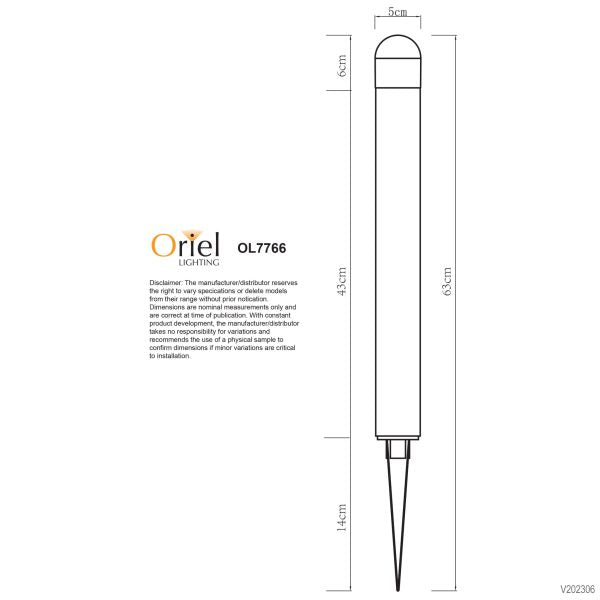 LANCE 12V STAINLESS PATH LIGHT - OL7767SS