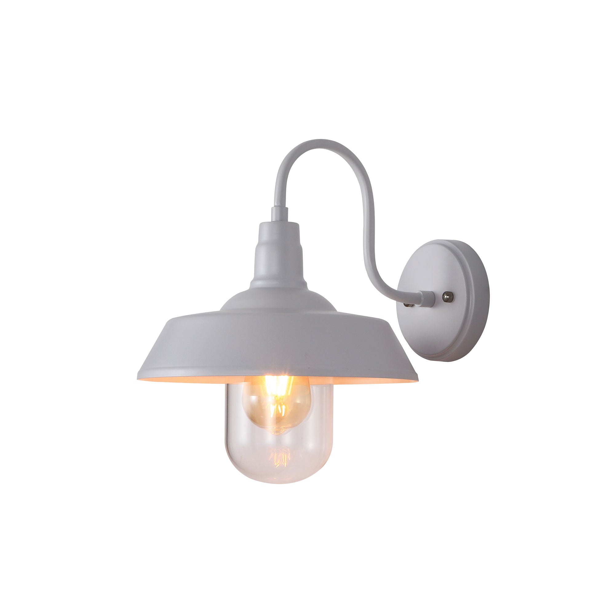 HUDSON BARN STYLE OUTDOOR LIGHT WHITE - OL7890WH