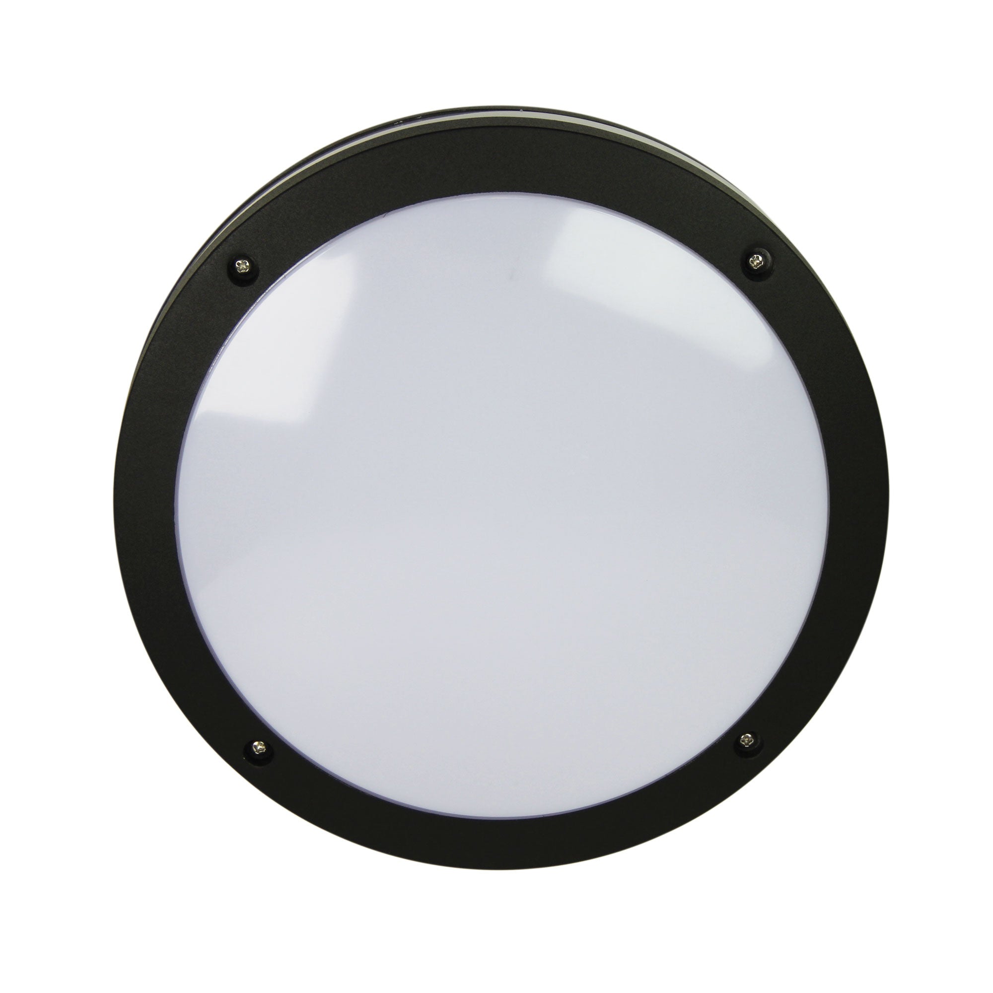 TONATO PLAIN Black IP54 Outdoor Bulkhead in Black - OL7901BK