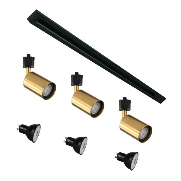 Kit TRACK 1M BLACK 3x BRIDGE SB & 3x GLOBES OL85307