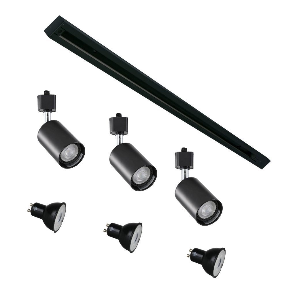 Kit TRACK 1M BLACK 3x BRIDGE BK & 3x GLOBES OL85308