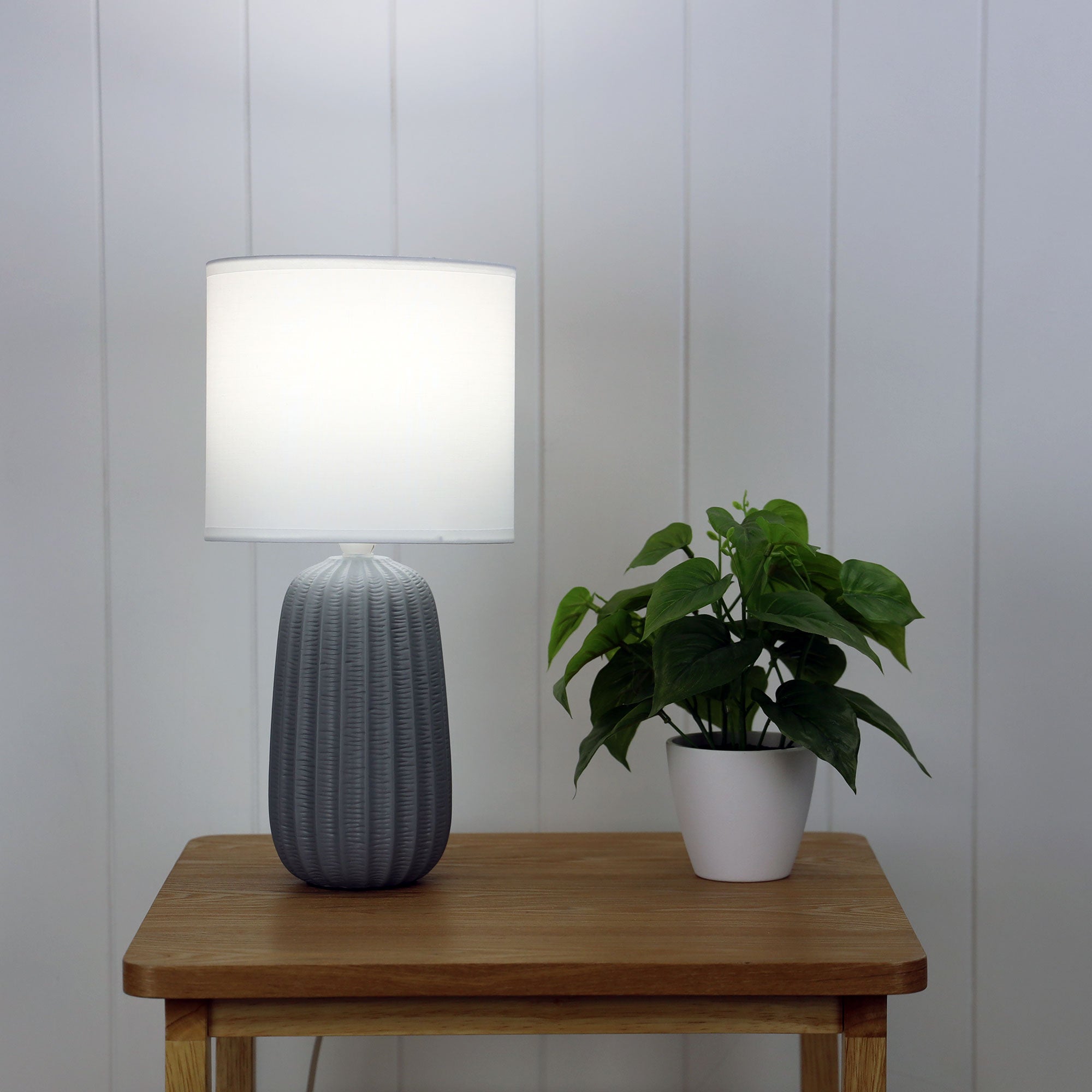 BENJY.20 COMPLETE TABLE LAMP GREY - OL90110GY