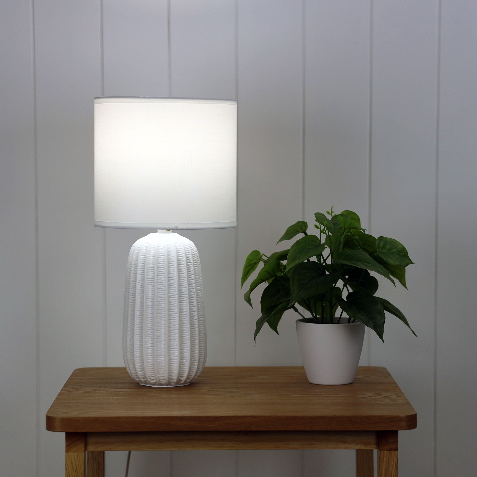 BENJY.20 COMPLETE TABLE LAMP WHITE - OL90110WH