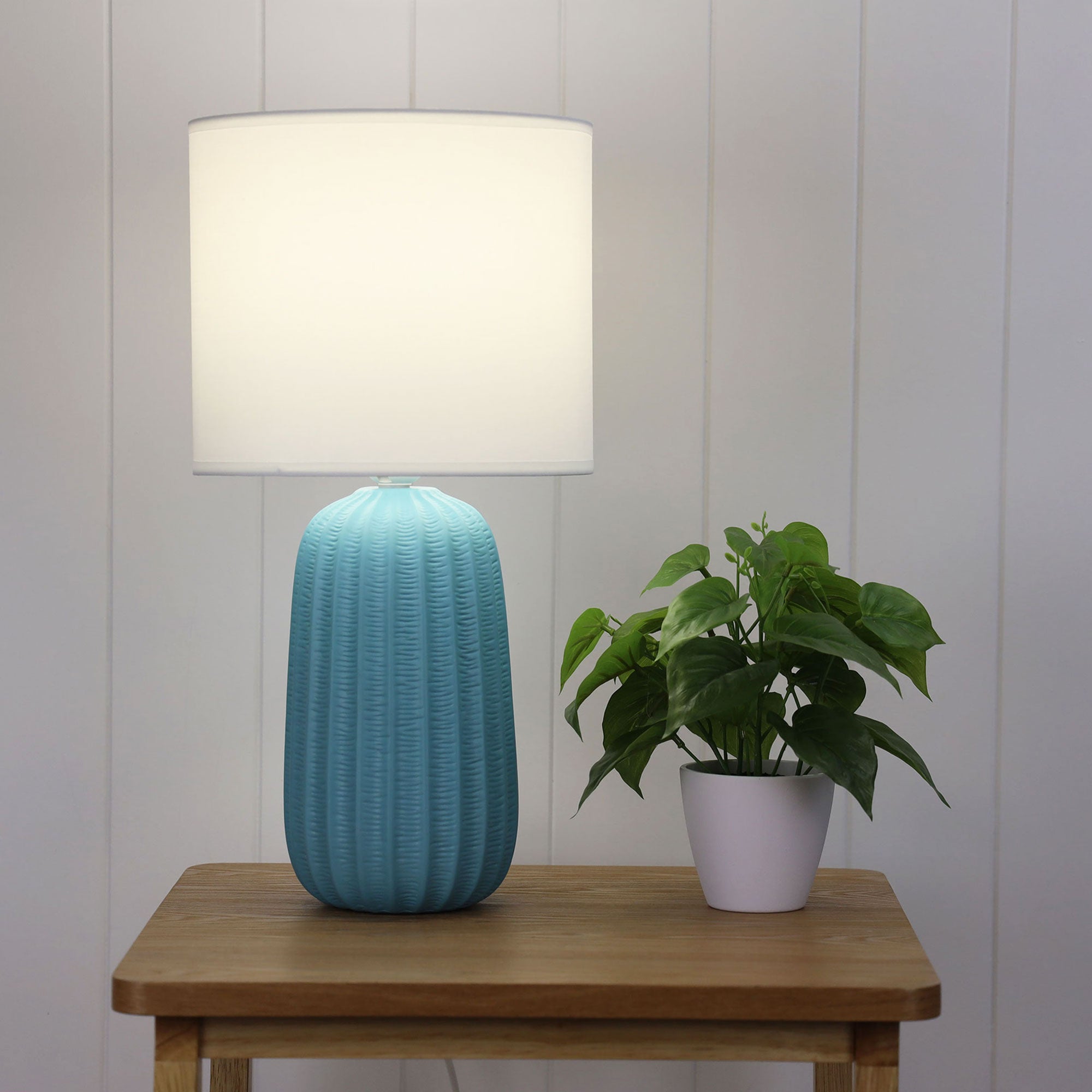 BENJY.25 COMPLETE TABLE LAMP BLUE - OL90111BL