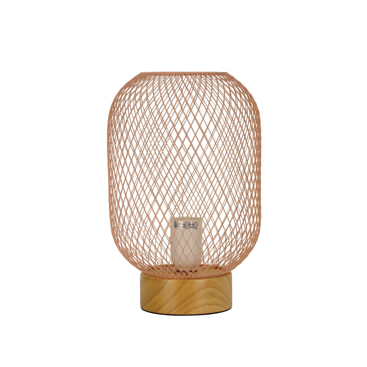 TILDA MESH TABLE LAMP PINK OL90130PK