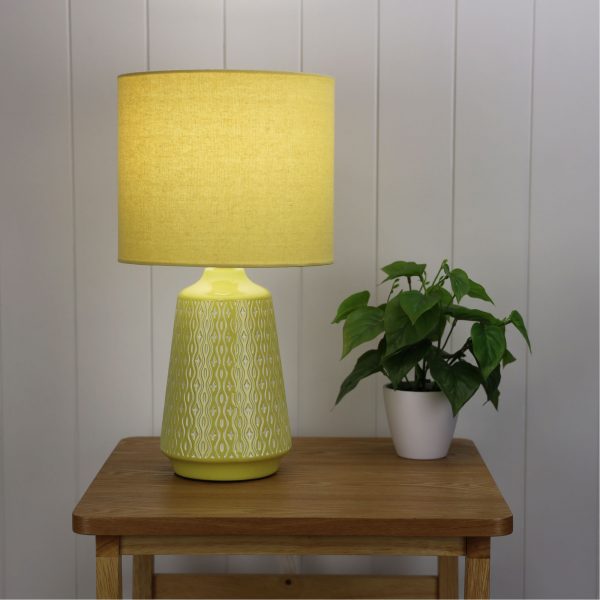 MOANA.45 COMPLETE TABLE LAMP YELLOW OL90151YE
