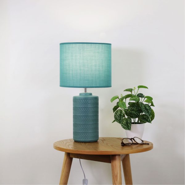 JENNY COMPLETE TABLE LAMP GREEN OL90161GN