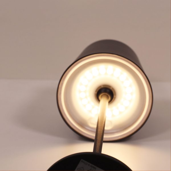 MINDY LED RECHARGABLE TABLE LAMP BLACK OL92651BK