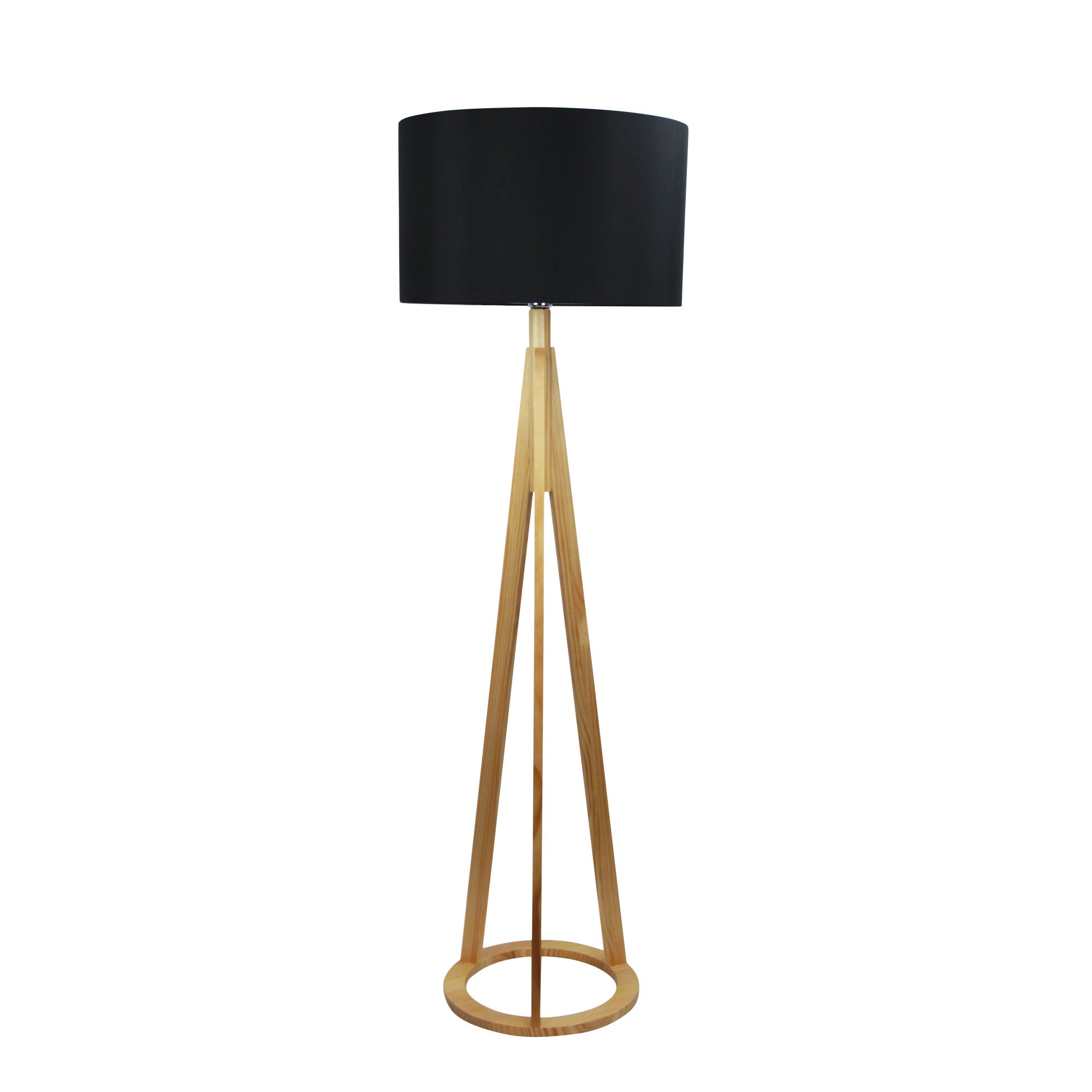 STABB FLOOR TIMBER TRIPOD LAMP BASE E27 - OL93283NAT