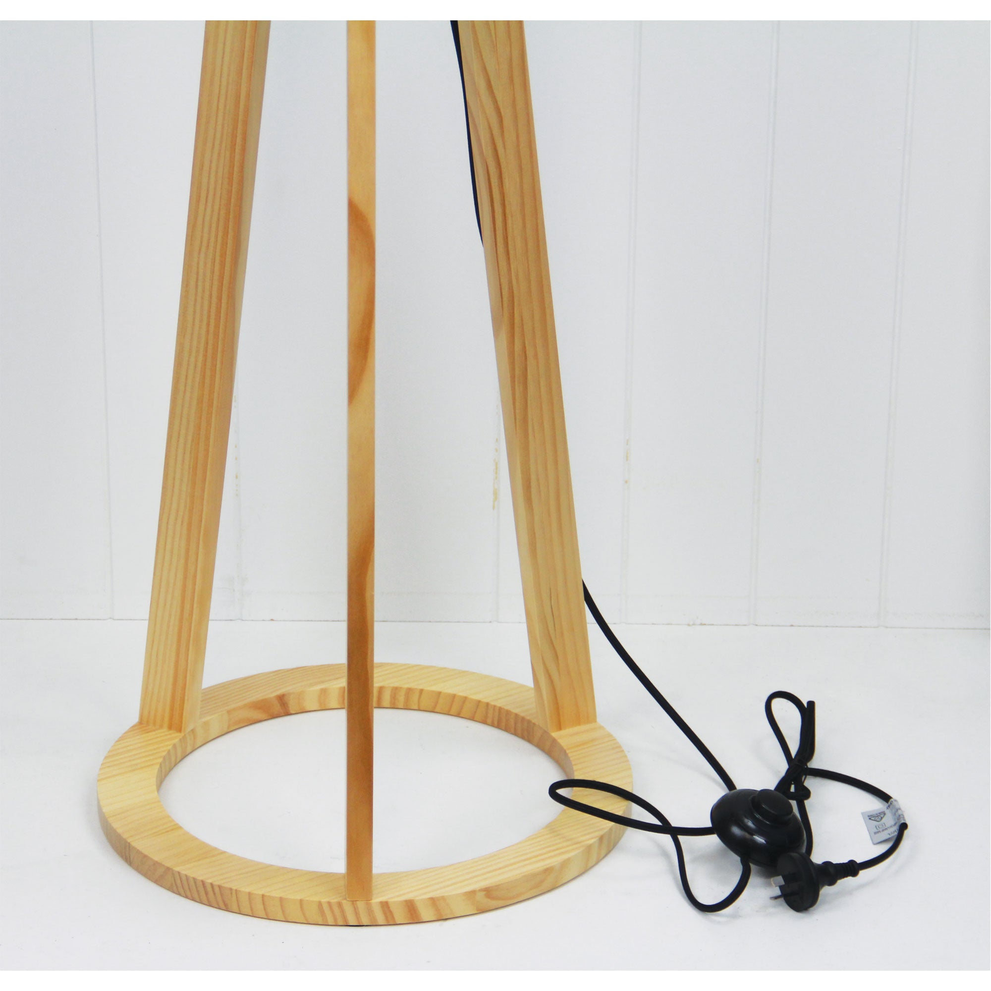 STABB FLOOR TIMBER TRIPOD LAMP BASE E27 - OL93283NAT