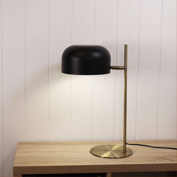 GEORGE ADJUSTABLE DESK LAMP BLACK OL93991BK
