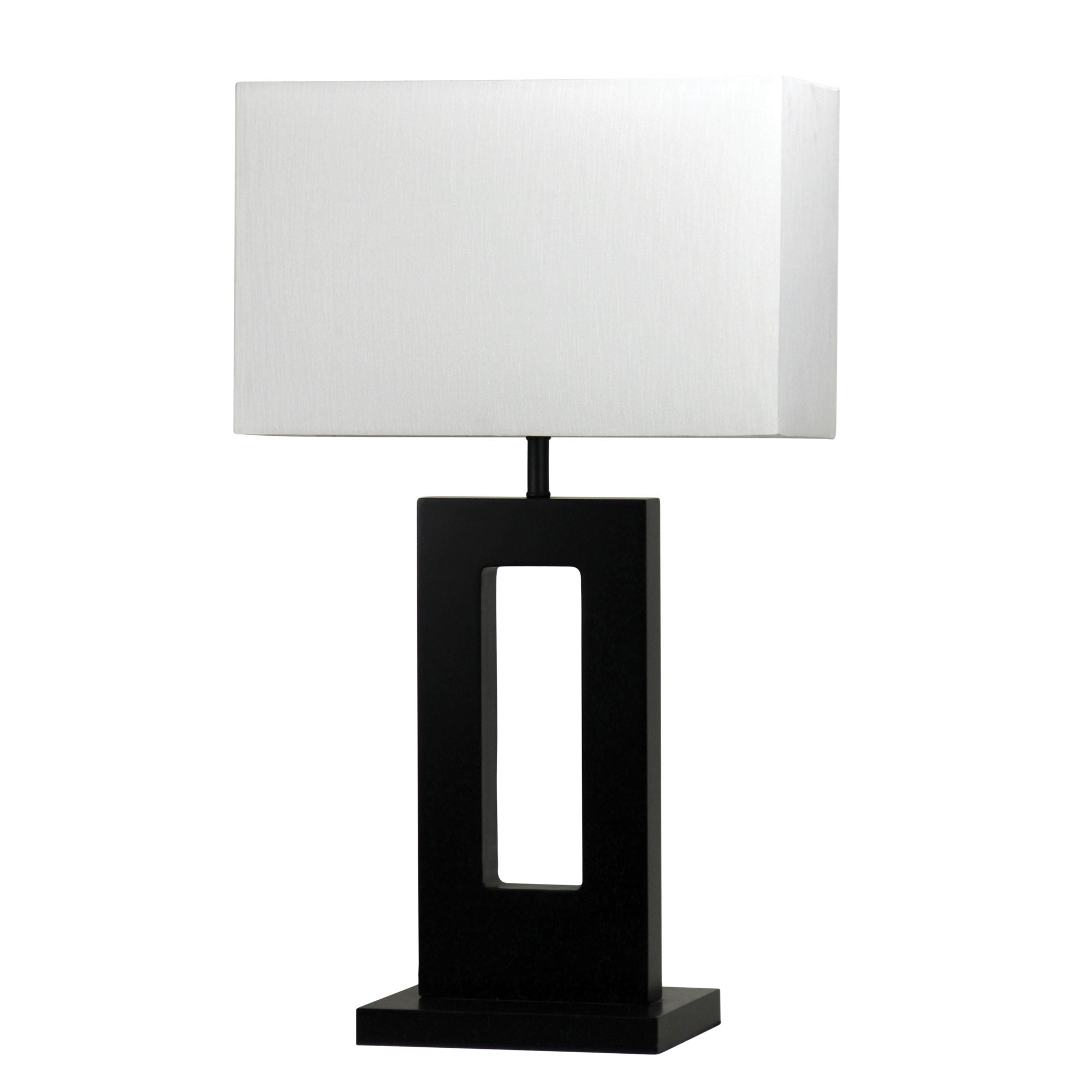 HABITAT TABLE LAMP BASE ONLY DARK STAIN new - OL97934WN