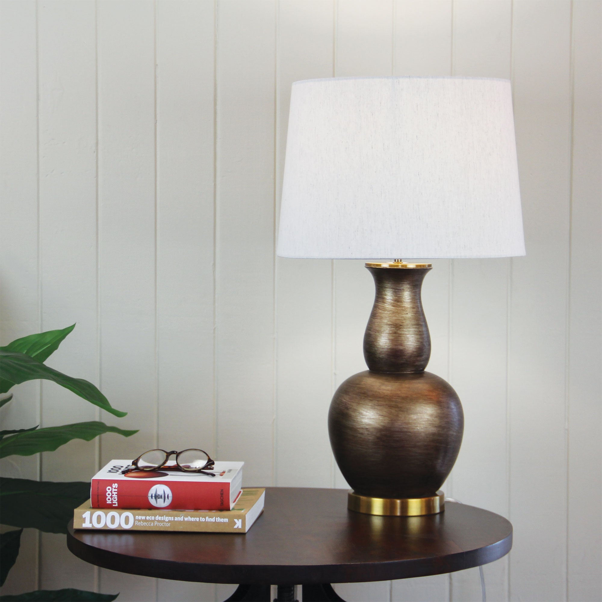 TANGIER Brushed Bronze Table Lamp - OL98852