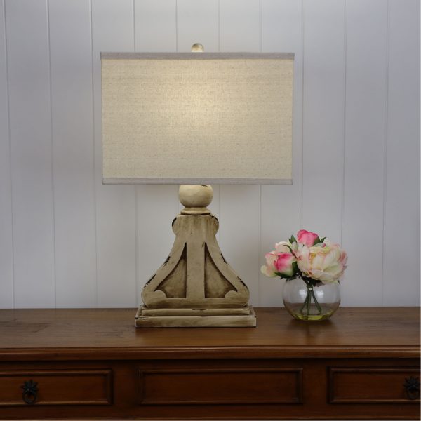 PROVENCE COMPLETE TABLE LAMP w/ HARP SHADE OL98886