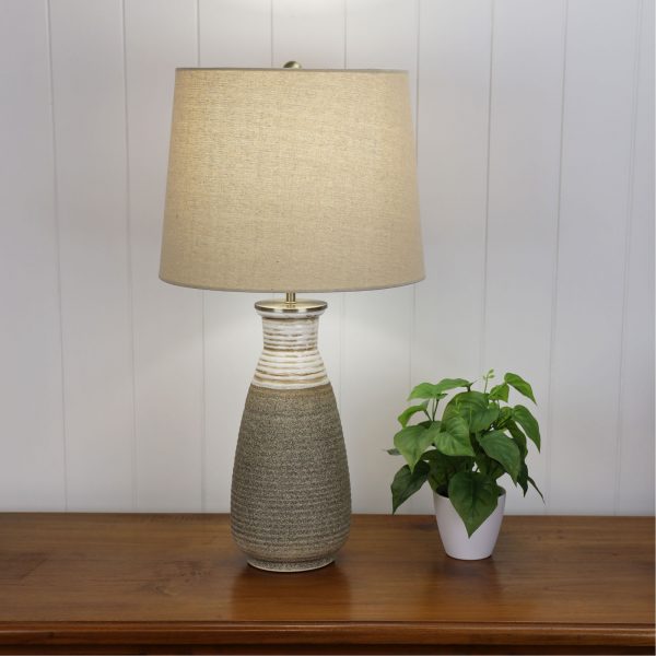 POTTON TABLE LAMP w/ HARP SHADE OL98895