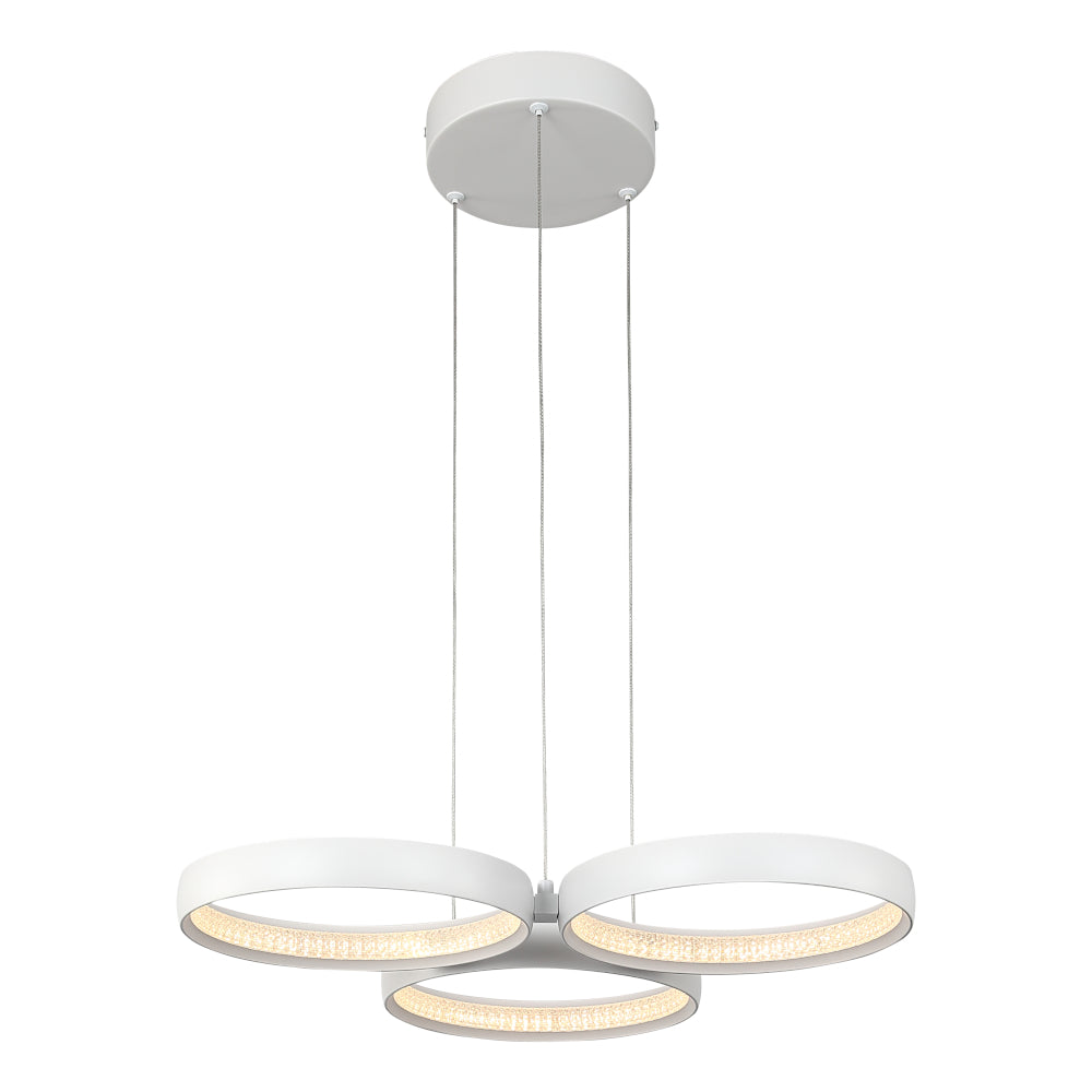 Olympus 3 Light Pendant White - OLYM3PLEDWHT
