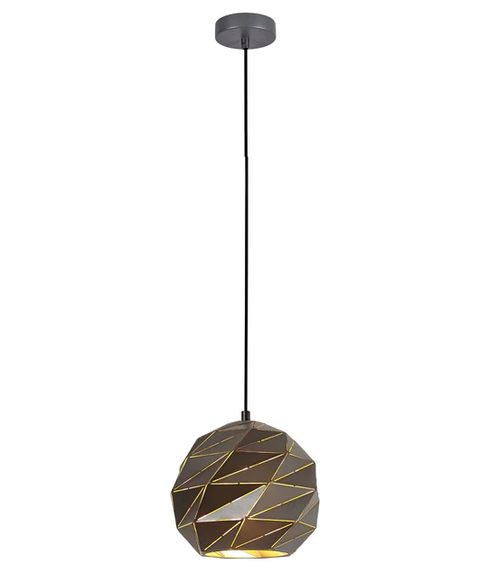 ORIGAM Dome Carved Iron Origami Style Pendant Lights ORIGAMI6