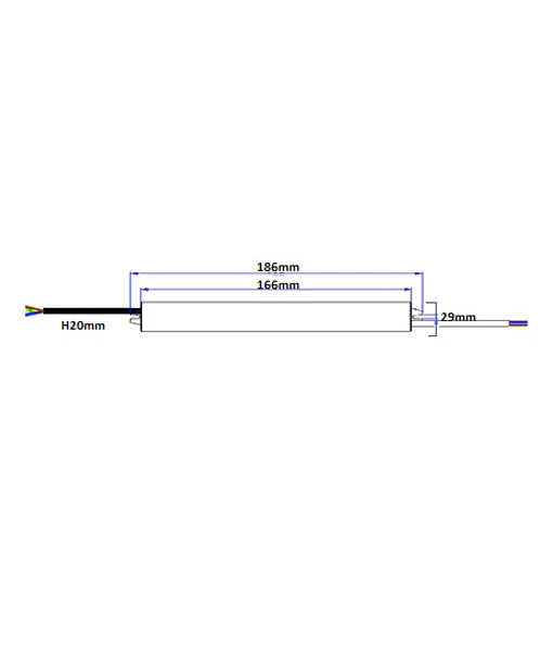 CLA LIGHTING LED DRIVER 24V DC C/VOLT 30W IP67 WP OTTER24V2