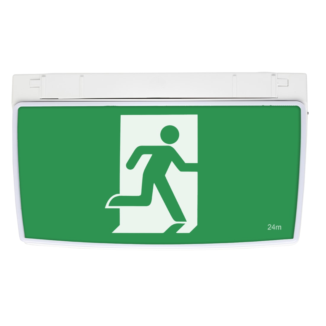 ONE-BOX 2W EXIT SIGN W/ 1W EMERGENCY DOWNLIGHT-WHITE - 19876/05