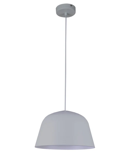 PENDANT ES 40W HAL Matte GREY Angled DOME PASTEL04A Cla Lighting