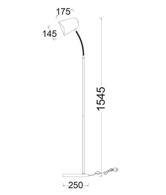 PASTEL Scandinavian Iron Slim Floor Lamps PASTEL27FL