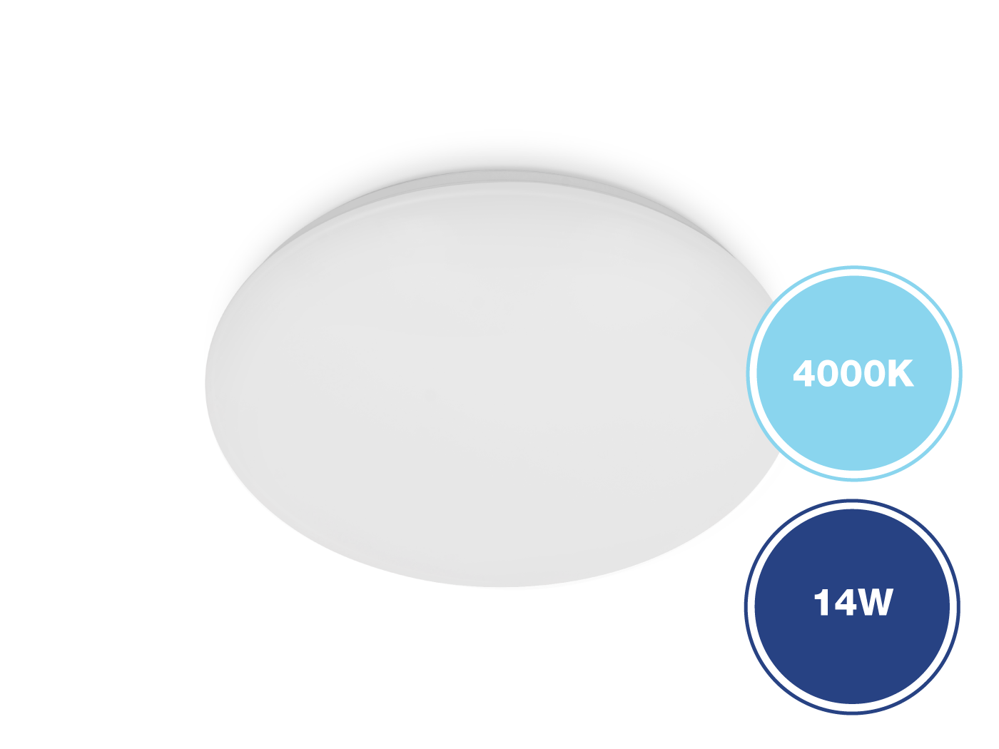 Pearl IP20 Oyste 4000K Dimmable White - 182010 