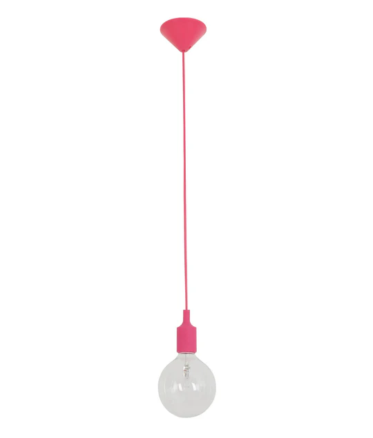 PEN Series 240V E27 Pendant Lights Pink PEN4 Cla Lighting