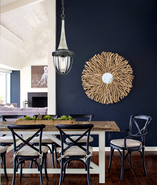 PENDANT ES X 1 Weathered Charcoal Hardware PENDOLO1 Cla lighting