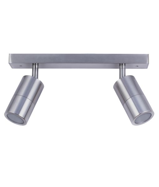 WALL GU10 X 2 (Max 35W HAL) PILLAR D/ADJ BAR TITANIUM PG2BART CLA Lighting